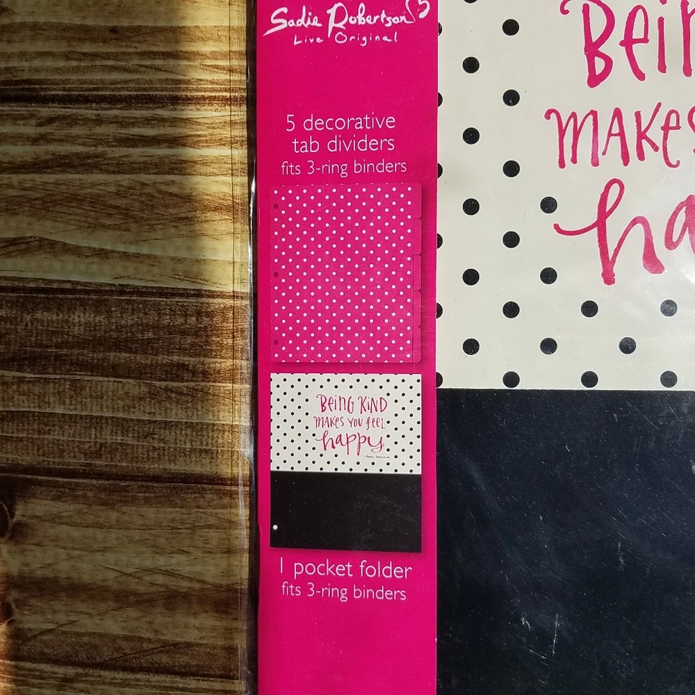 Dayspring Sadie Robertson Huff Pink Notebook Tab Dividers Set Live Original LO